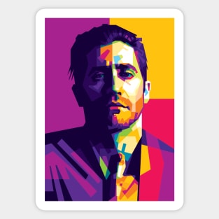 Jake Gyllenhaal WPAP V1 Sticker